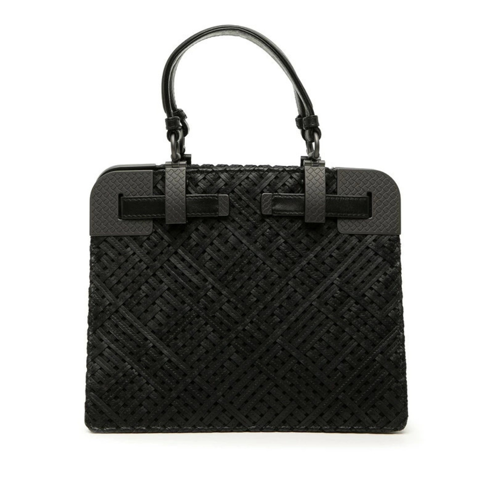 Bottega Veneta Intrecciato Handbag Leather Bottegaveneta Black